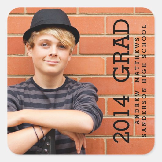 Autocollant moderne du secondaire (Devant)