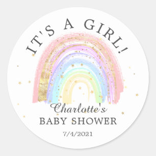 Autocollant moderne Gold Rose Rainbow Faver