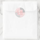 Autocollant Moderne Rose Fille (Sac)