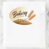 Autocollant modifiable du Étiquette de boulangerie (Sac)