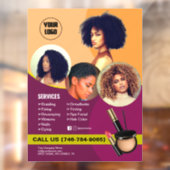 Autocollant modifiable pour les services de salon (Feuille 2)