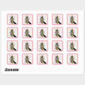 Autocollant moine bouddhiste (Feuille)