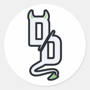 Autocollant Monogramme DD