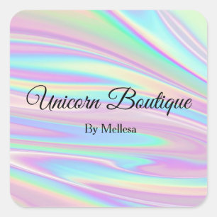 Autocollant monographique holographique