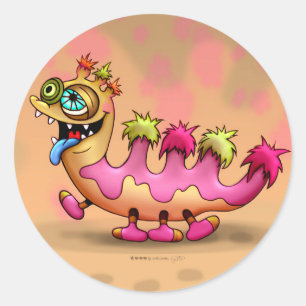 Autocollant MONSTER ALIEN ATTILA CUTE