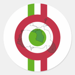 Autocollant Mood Scooter Rétro