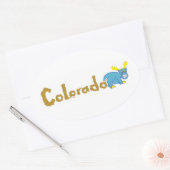 Autocollant Mooser du Colorado (Enveloppe)
