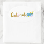 Autocollant Mooser du Colorado (Sac)