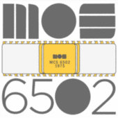 Autocollant MOS 6502 (Devant)
