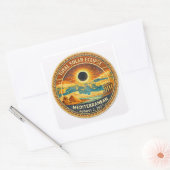 Autocollant Mosaic  Éclipse solaire totale 2027 (Enveloppe)