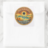 Autocollant Mosaic  Éclipse solaire totale 2027 (Sac)
