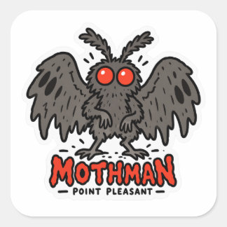 Autocollant Mothman Point Pleasant WV Cryptide