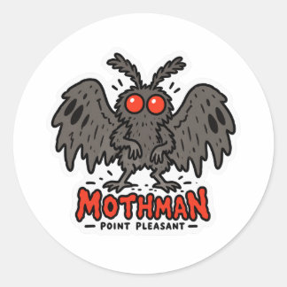 Autocollant Mothman Point Pleasant WV Cryptide
