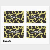 Autocollant Motif de vache (Feuille)