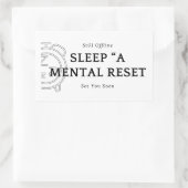 Autocollant Motivationnel Sommeil Une Réinitialisa (Sac)