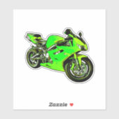 Autocollant moto (Feuille)