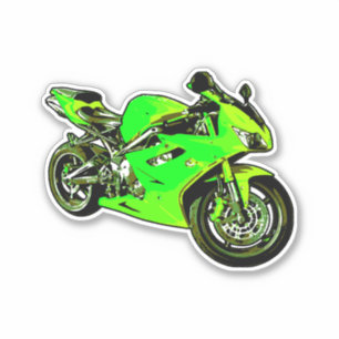 Autocollant moto