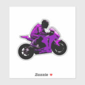 Autocollant moto (Feuille)