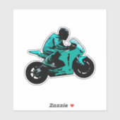 Autocollant moto (Feuille)