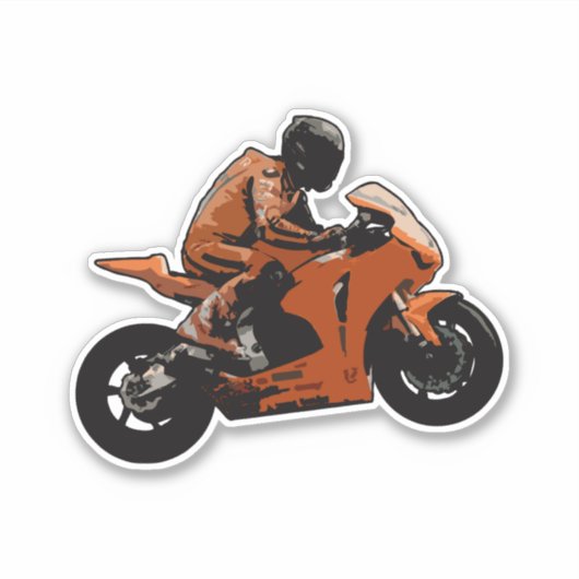 Autocollant moto (Devant)