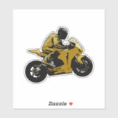 Autocollant moto (Feuille)