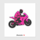 Autocollant moto (Feuille)