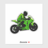 Autocollant moto (Feuille)