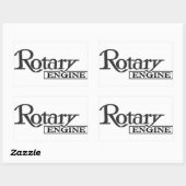 Autocollant motopropulseur Mazda Rotary (Feuille)