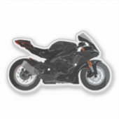 Autocollant Motorcycle Yamaha R1 (Devant)