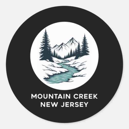 Autocollant Mountain Creek New Jersey (Devant)