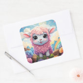 Autocollant mouton mignon (Enveloppe)