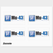 Autocollant Mu-43 (Feuille)