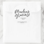 Autocollant Muchas Gracias (Sac)