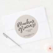 Autocollant Muchas Gracias (Enveloppe)