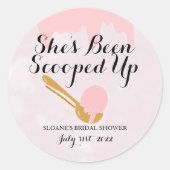 Autocollant multi-usage pour Baby Shower au thème  (Devant)