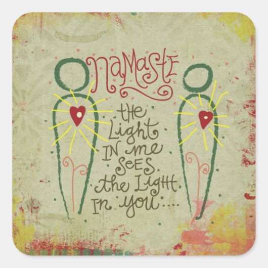 autocollant Namaste (Devant)