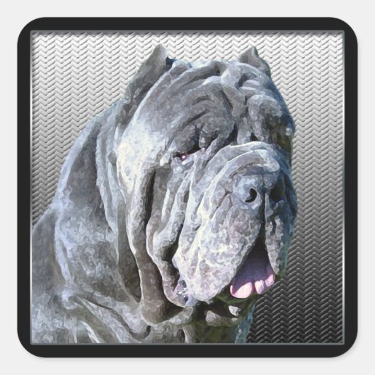 Autocollant Napolitain Mastiff (Devant)