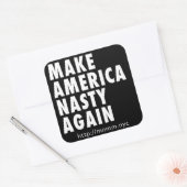 Autocollant Nasty America, 3 x 3 (Enveloppe)