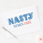 Autocollant Nasty Women Unite (Enveloppe)