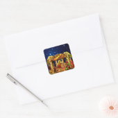 Autocollant Nativité Nuit Étoilée (Enveloppe)