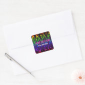 Autocollant néon Rainbow Glow pour fête (Enveloppe)