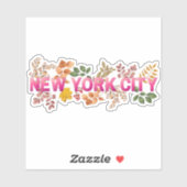 Autocollant New York City (Feuille)