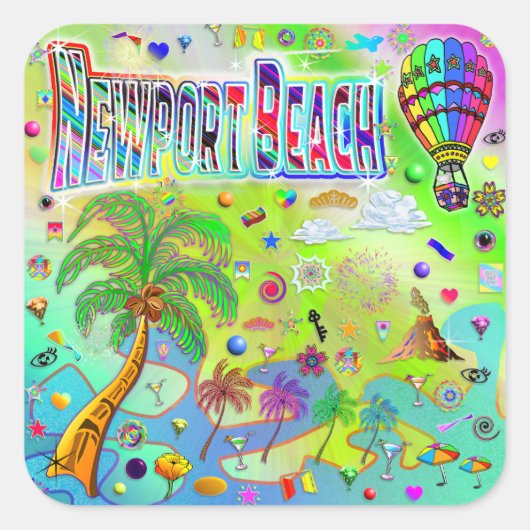 Autocollant Newport Beach Timeless Melody (Devant)