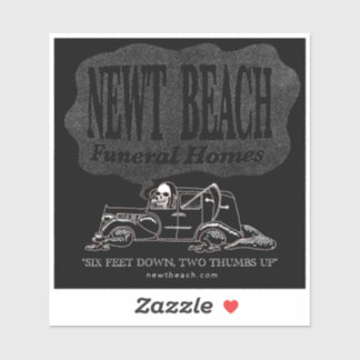 Autocollant "Newt Beach Funeral Homes"