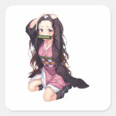 autocollant nezuko (Devant)