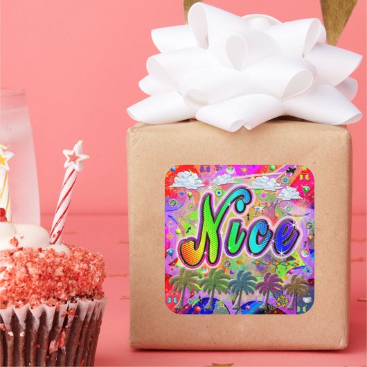 Autocollant Nice Vista Express (Fête)