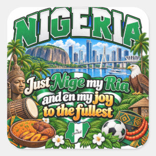 Autocollant Nigeria