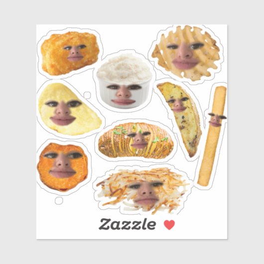 autocollant nikki Potatocore (Feuille)