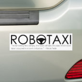 Autocollant Nikola Tesla Robotaxi (En voiture)