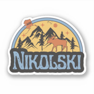 Autocollant Nikolski, Alaska